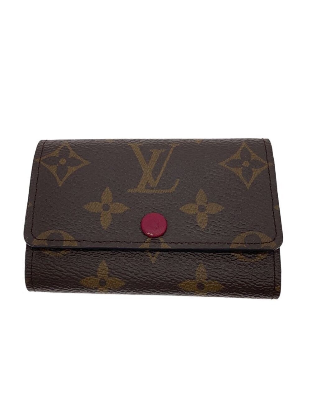 LOUIS VUITTON Multicles Monogram Canvas Fuschia Pink Brown